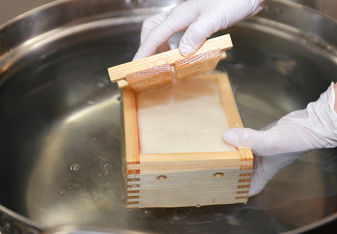 目屋豆腐づくり体験