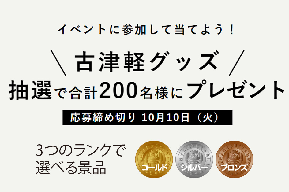 古津軽ウィーク　アンケートキャンペーン